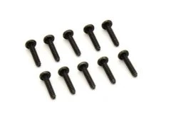 1-S02010TP | Kyosho 2x10mm Coarse Thread Binder Head Screws 10Pcs