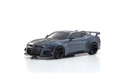 32339GM | Kyosho Mini-Z Chevrolet Camaro ZL1 1LE RWD Electric RTR On Road RC Car W/ LED Kit - Shadow Grey Metallic