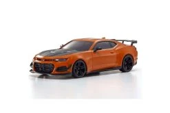 32339OR | Kyosho Mini-Z Chevrolet Camaro ZL1 1LE RWD Electric RTR On Road RC Car W/ LED Kit - Crash Orange
