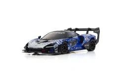 32340BL | Kyosho Mini-Z McLaren Senna GTR RWD Electric RTR On Road RC Car - Blue