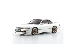 32622PW | Kyosho Mini-Z Nissan Silvia K's S13 W/ Aero Kit AWD Electric RTR On Road RC Drift Car - Pearl White