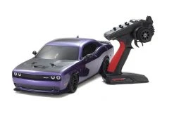 34415T1 | Kyosho 1/10 Fazer Mk2 Dodge Challenger SRT Hellcat 4WD Electric RC Car - Purple