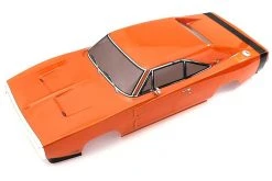 FAB703OR | Kyosho 1/10 1970 Dodge Charger Hemi Orange Painted Body Shell W/ Decal Sheet